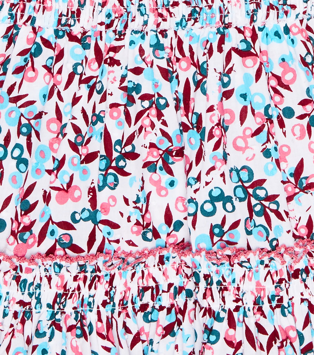 Aurora printed cotton dress | Poupette St Barth Kids