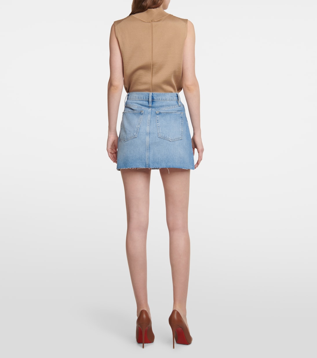 Le High 'N' Tight denim miniskirt | Frame