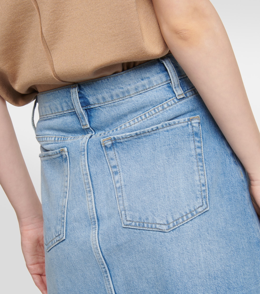 Le High 'N' Tight denim miniskirt | Frame