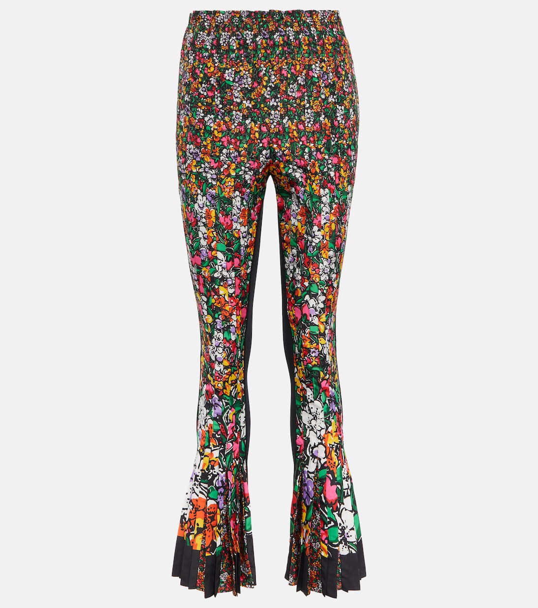 Pantalon à taille haute et à fleurs | Sacai
