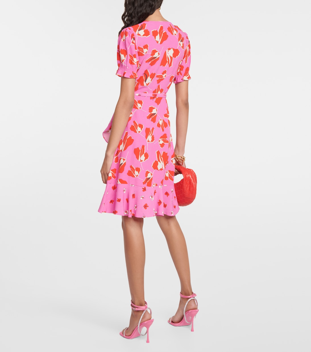Emilia printed wrap minidress | Diane von Furstenberg