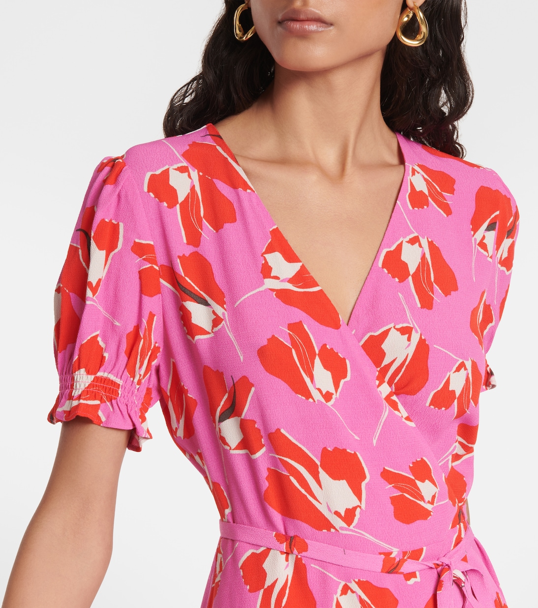 Emilia printed wrap minidress | Diane von Furstenberg