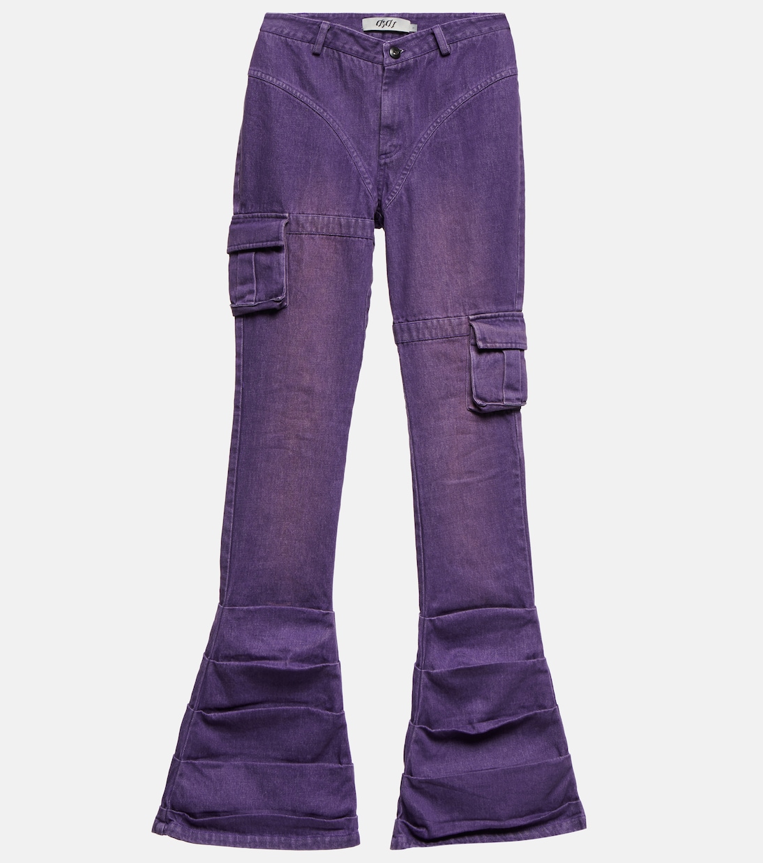 Gathered flared jeans | Didu