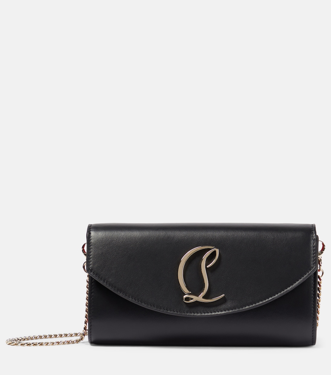 Portafoglio in pelle con catena firmato Christian Louboutin - Stile giovane e trendy