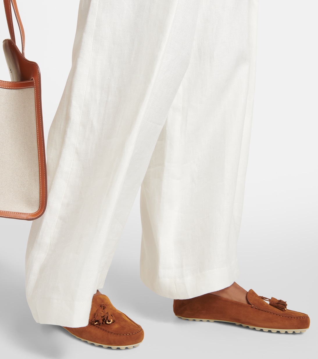 Mocassins Dot Sole en daim | Loro Piana