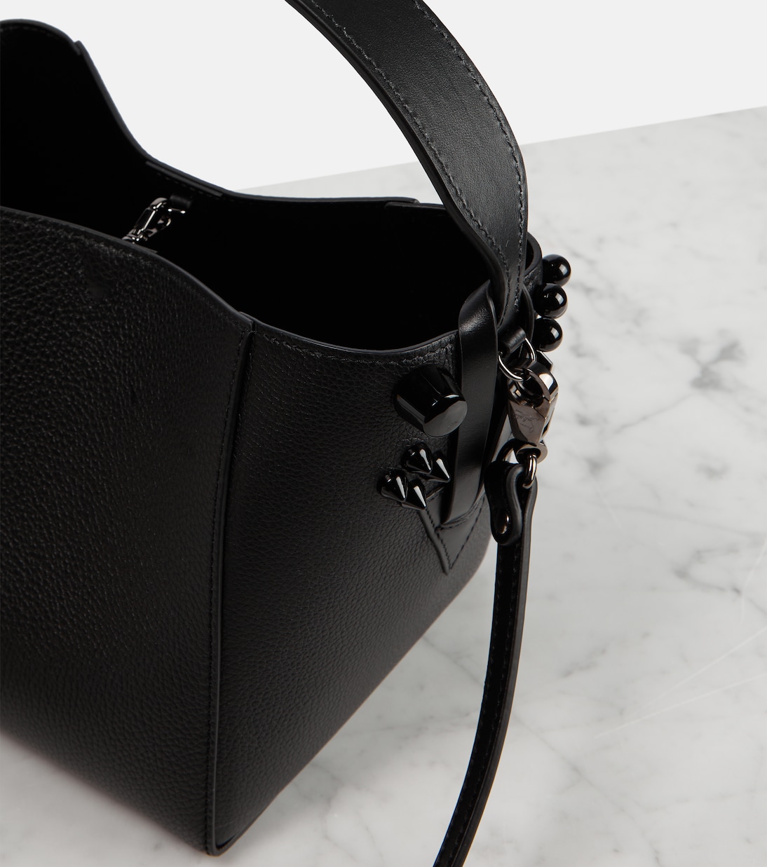Secchiello Cabachic Mini in pelle | Christian Louboutin