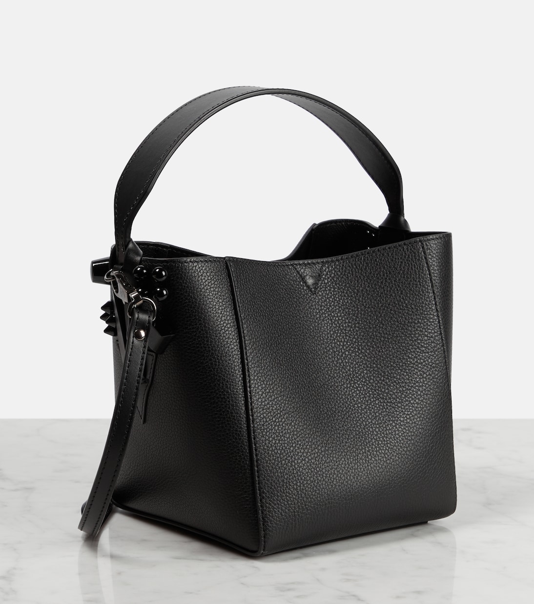 Secchiello Cabachic Mini in pelle | Christian Louboutin