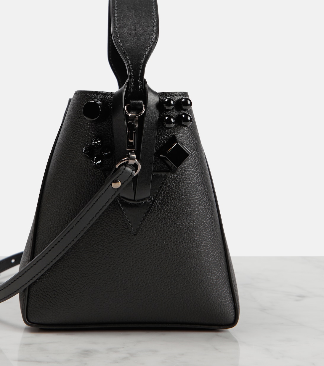 Secchiello Cabachic Mini in pelle | Christian Louboutin