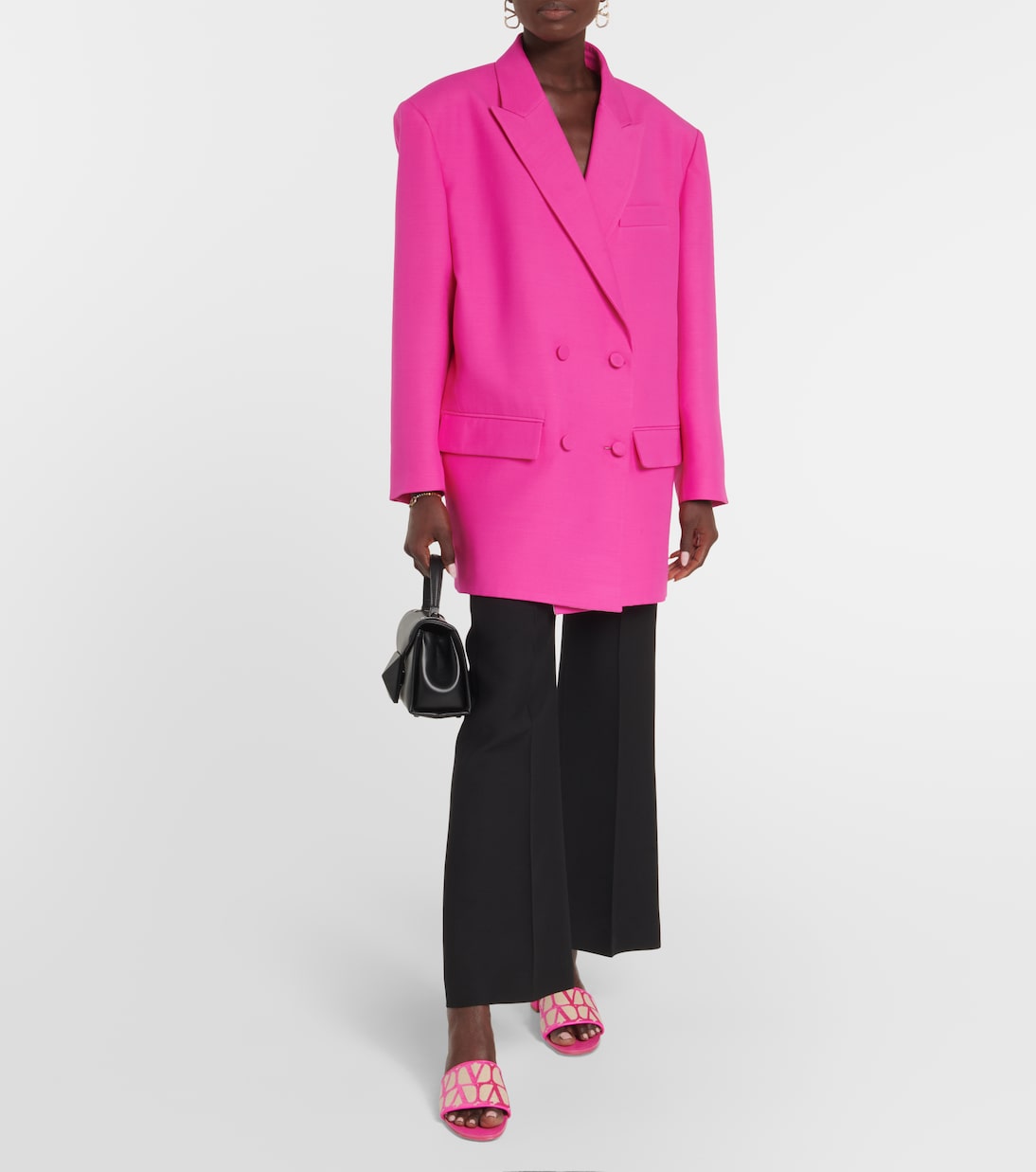 Toile Iconographe canvas mules | Valentino Garavani