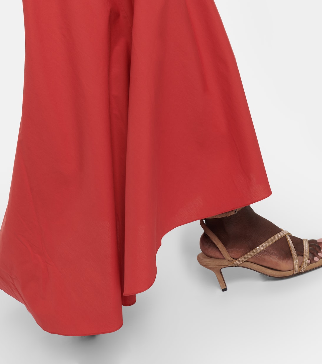 Maxikleid aus Baumwollpopeline | Brunello Cucinelli