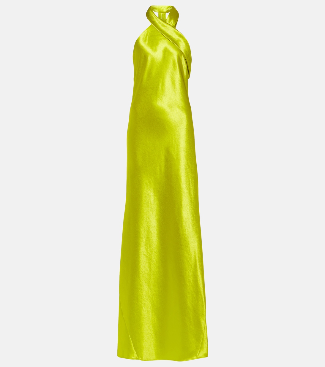 Maxikleid aus Satin | Galvan