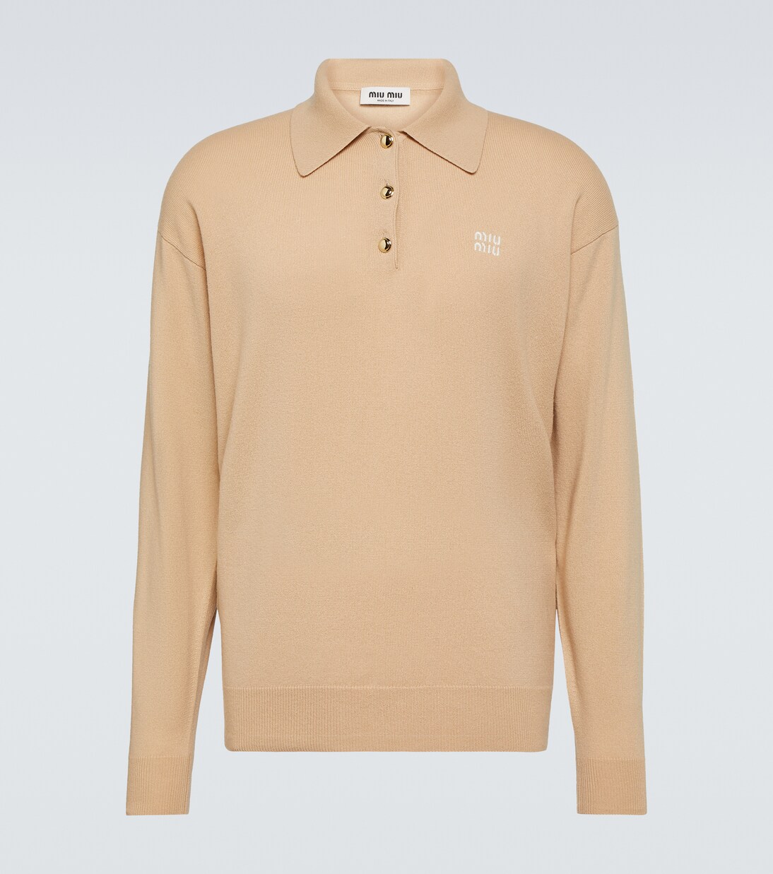 Polopullover aus Kaschmir | Miu Miu