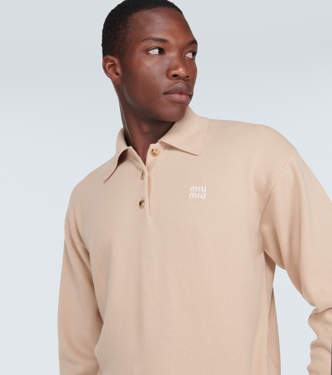 Polopullover aus Kaschmir | Miu Miu