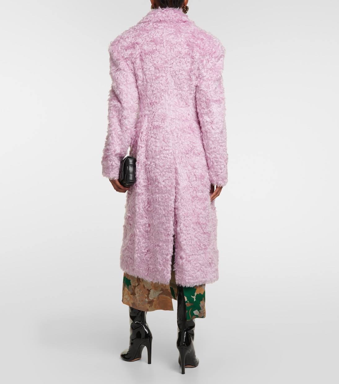 Mantel aus Faux Fur | Dries Van Noten