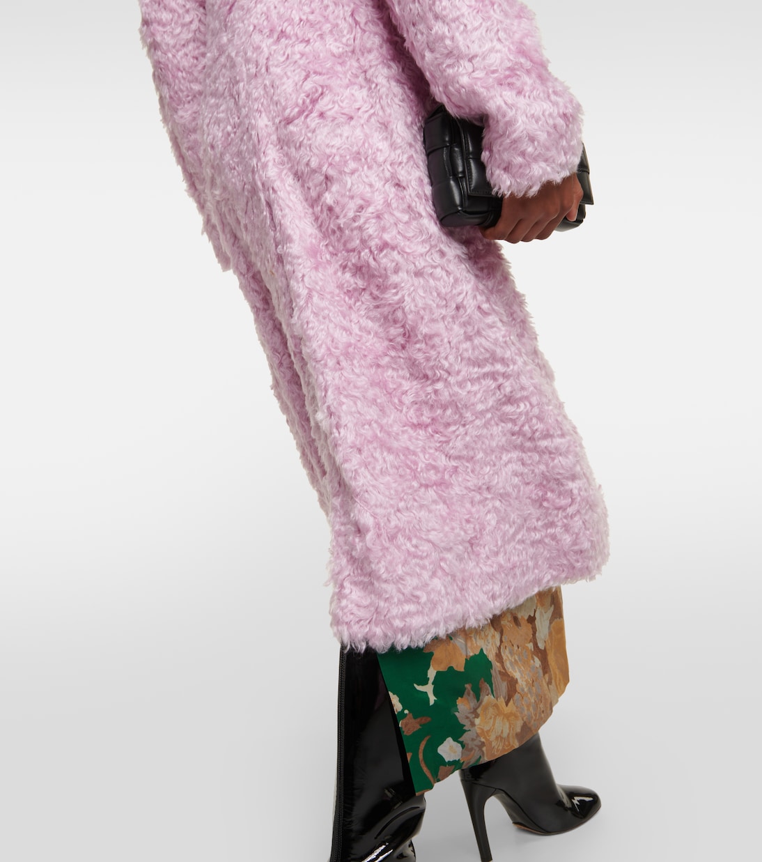 Mantel aus Faux Fur | Dries Van Noten