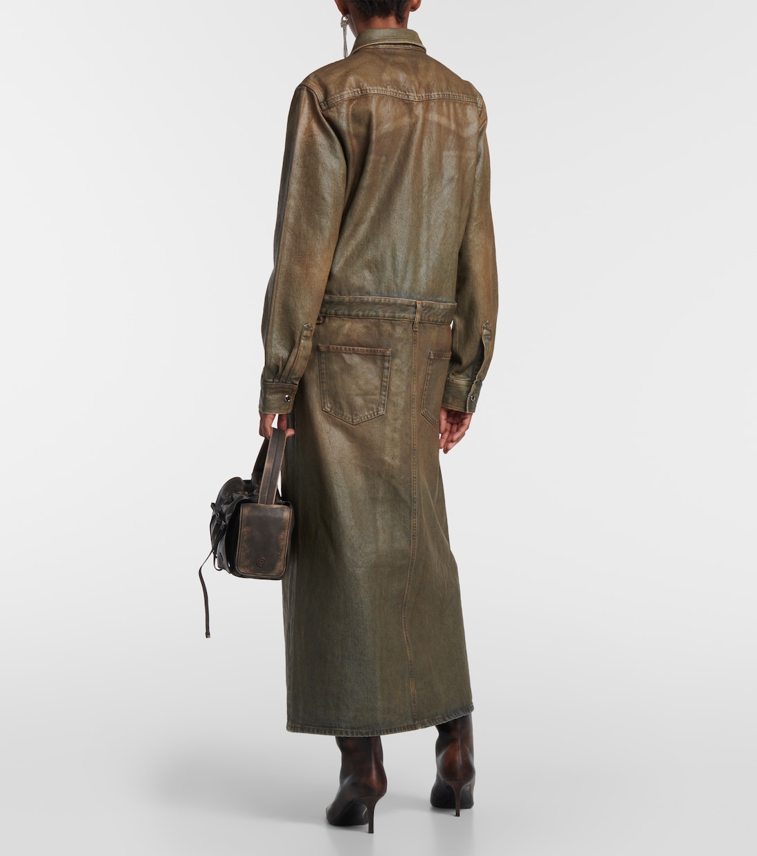 Hemdblusenkleid Dacna aus Denim | Acne Studios