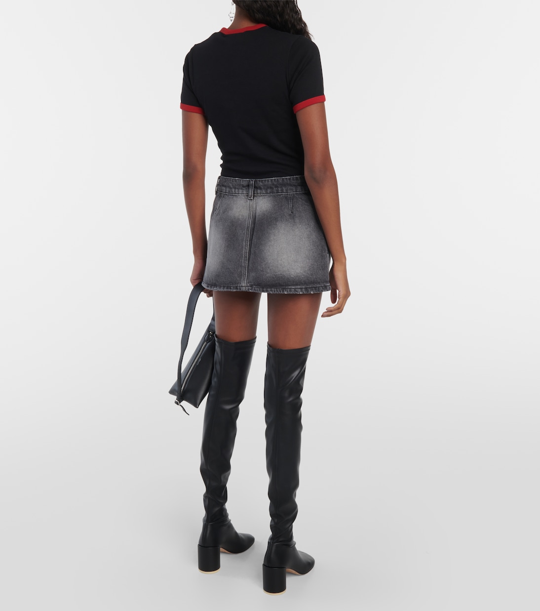 Denim miniskirt | Courrèges