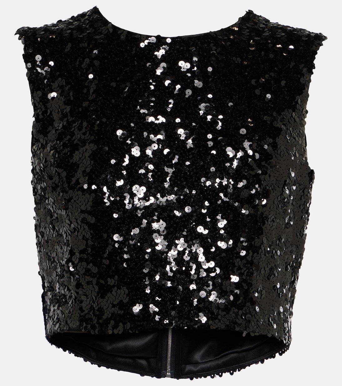 Top raccourci à sequins | Dolce&Gabbana