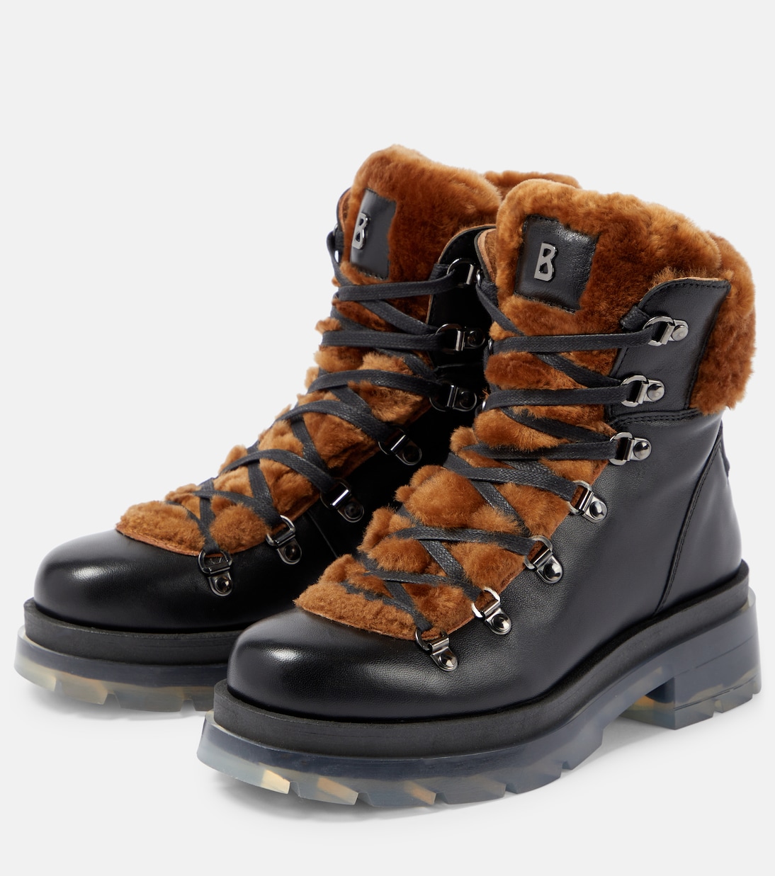 Stivaletti Swansea in pelle e shearling | Bogner