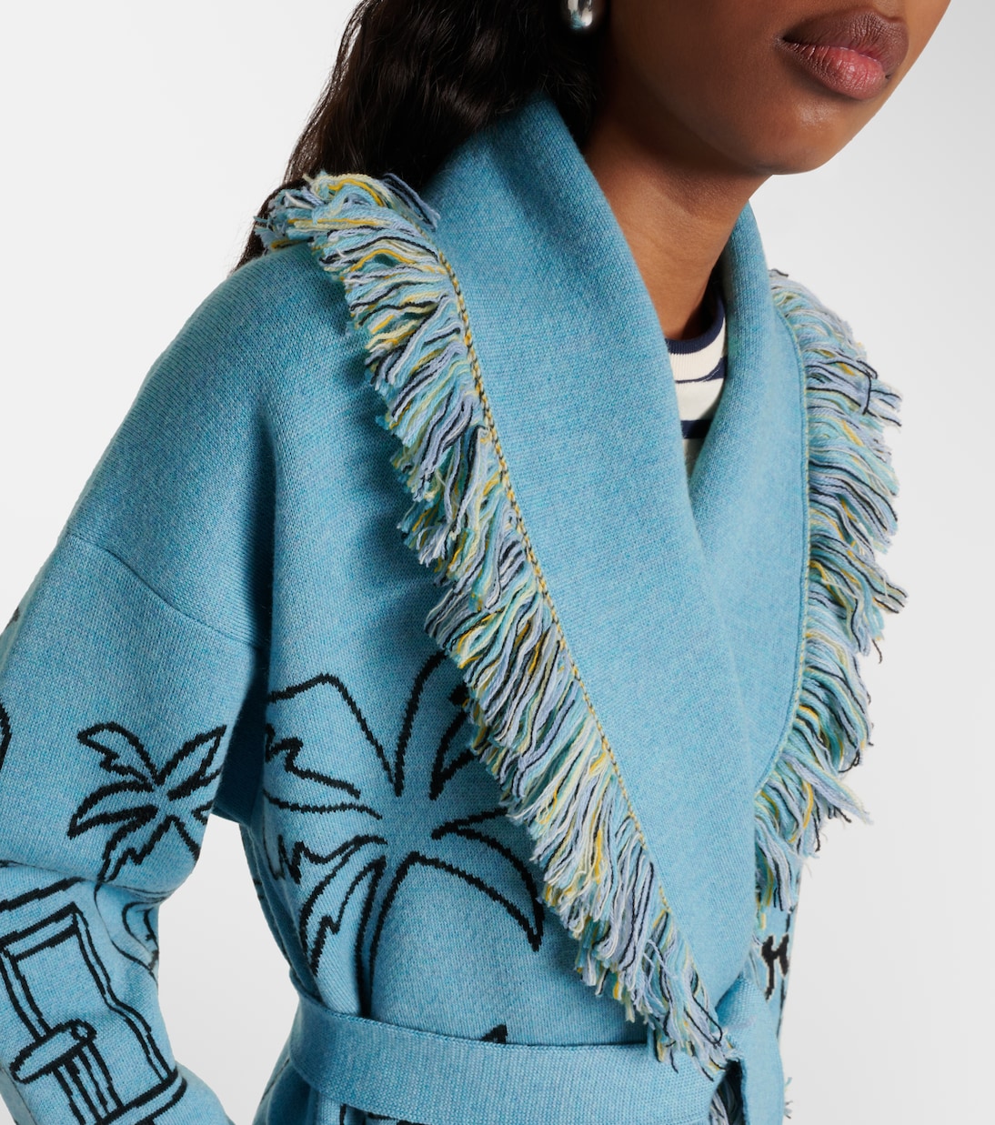 Cardigan Perfect Waves in lana vergine | Alanui