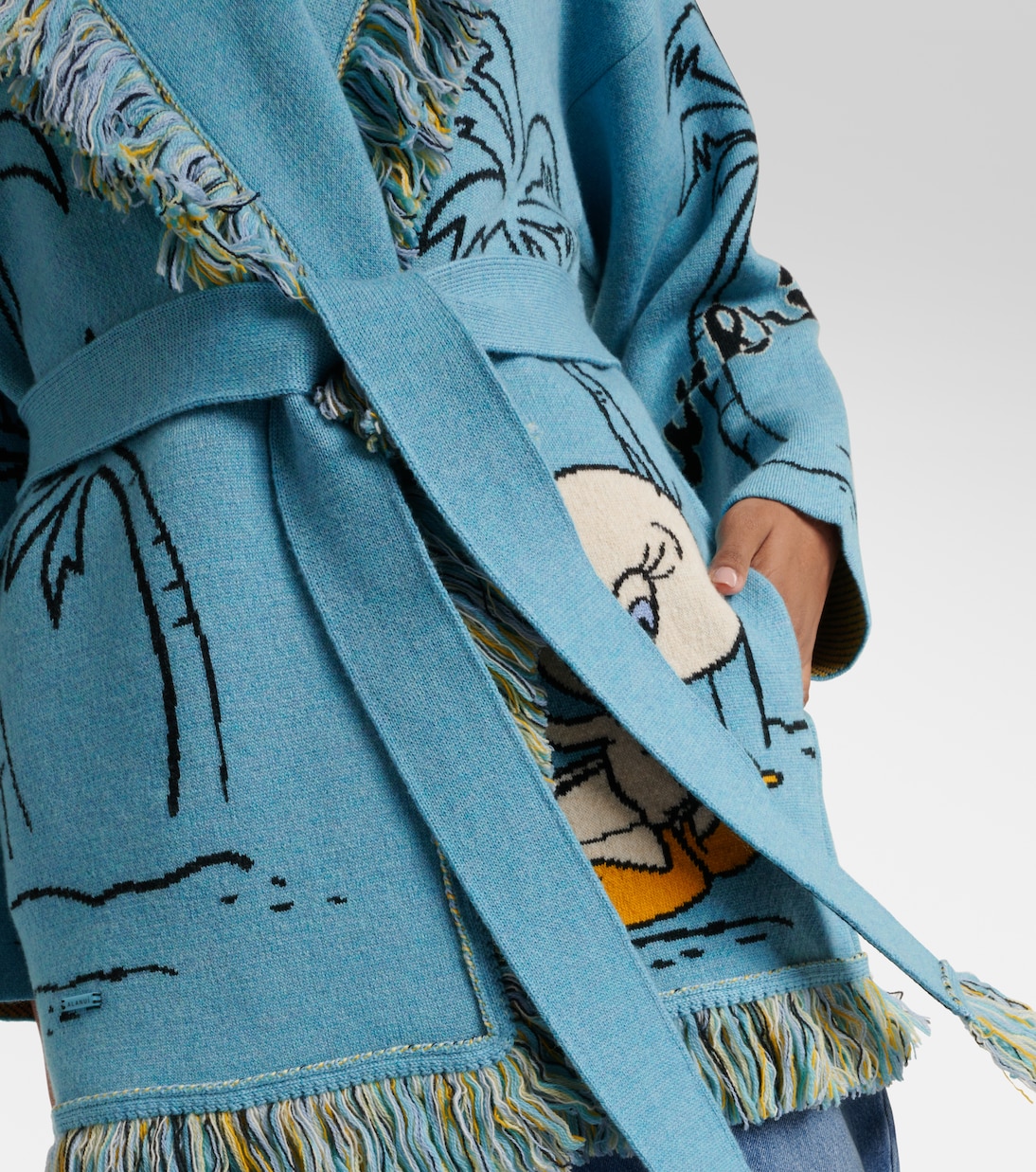 Cardigan Perfect Waves in lana vergine | Alanui