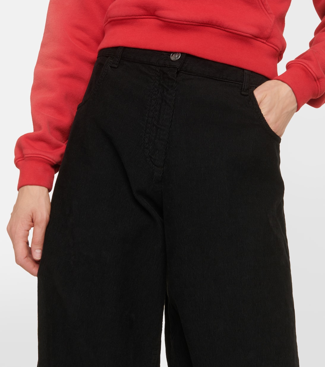 Weite Hose Chan aus Baumwoll-Cord | The Row