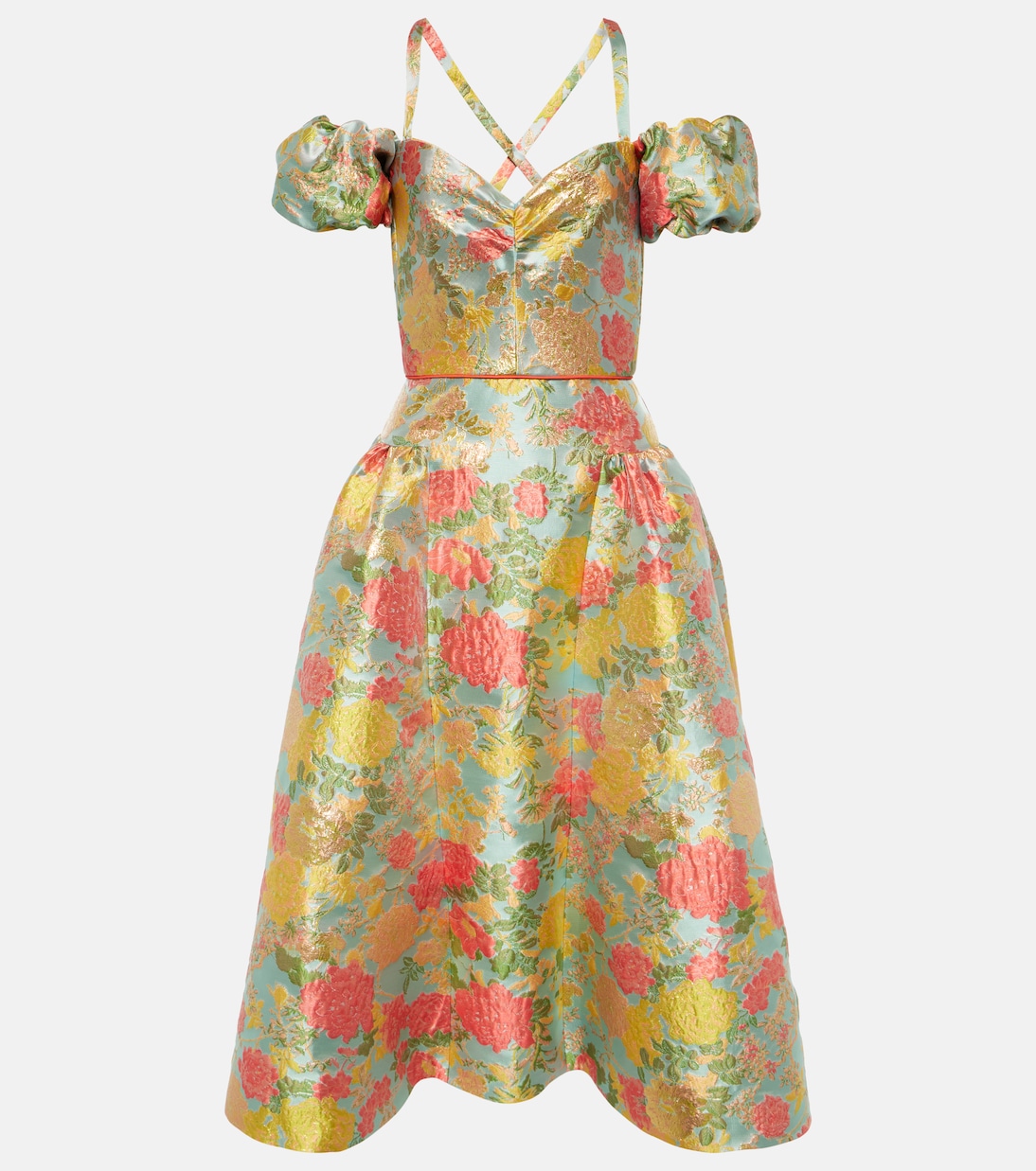 Abito midi Jackie in jacquard con stampa | Markarian