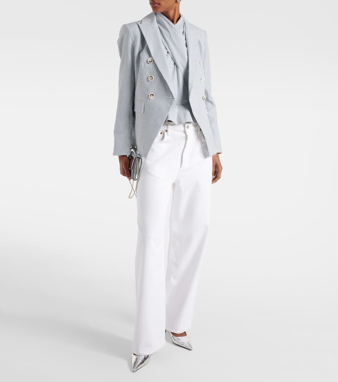 Top Drey in cotone a righe | Veronica Beard