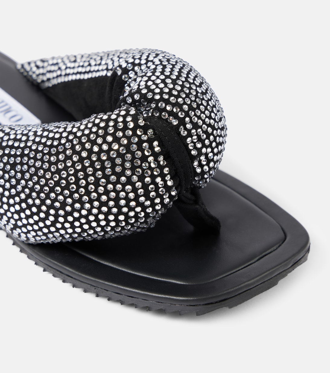 Tongs Indie en cuir à ornements | The Attico