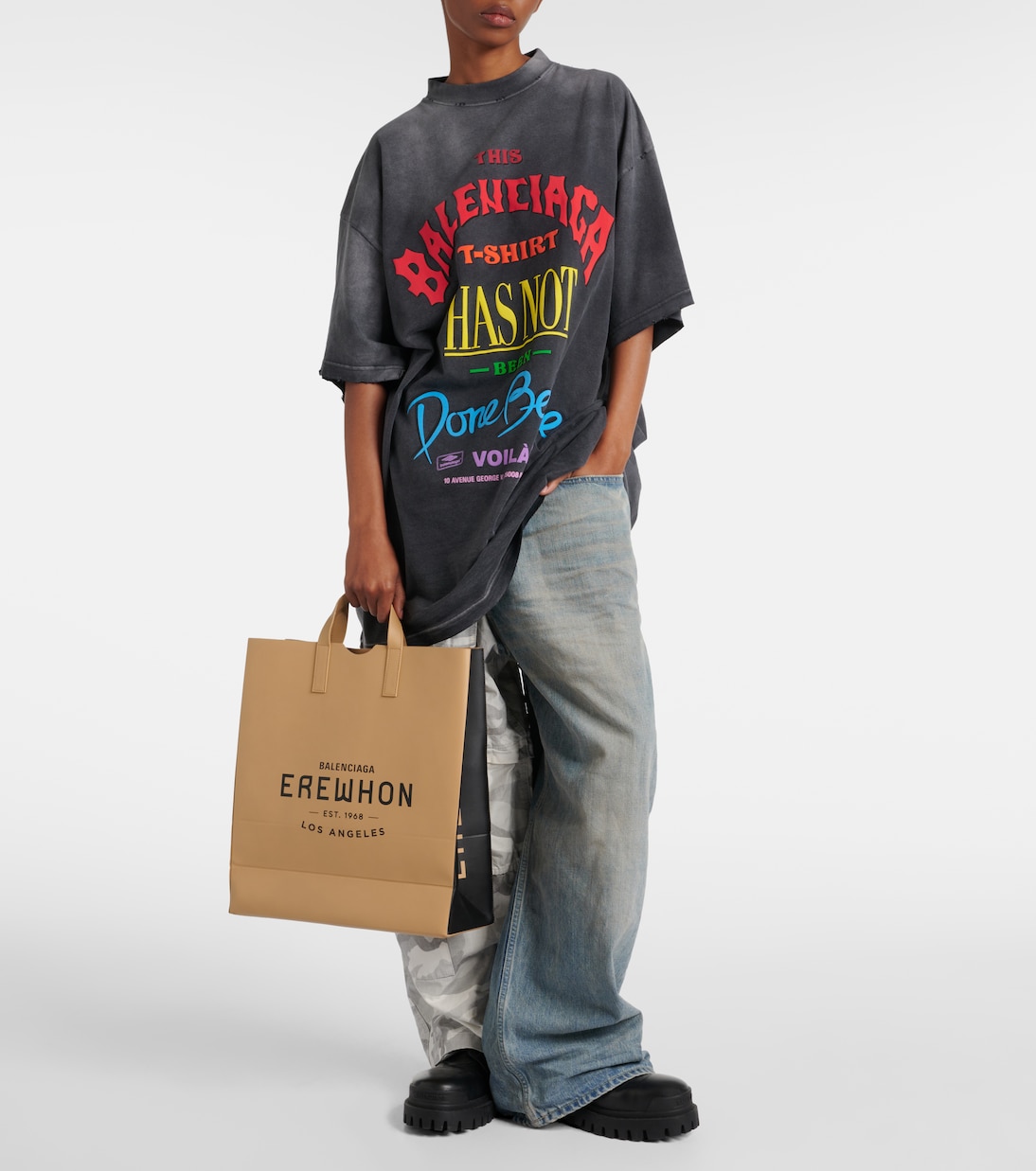 Sac Erewhon en cuir | Balenciaga