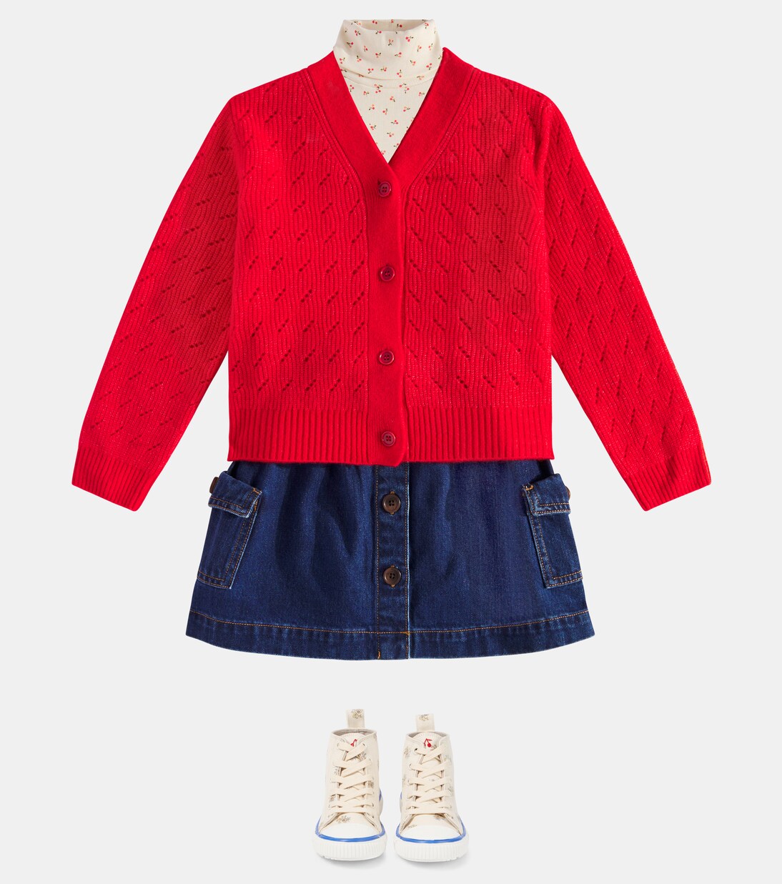Top Beryl imprimé en coton | Bonpoint