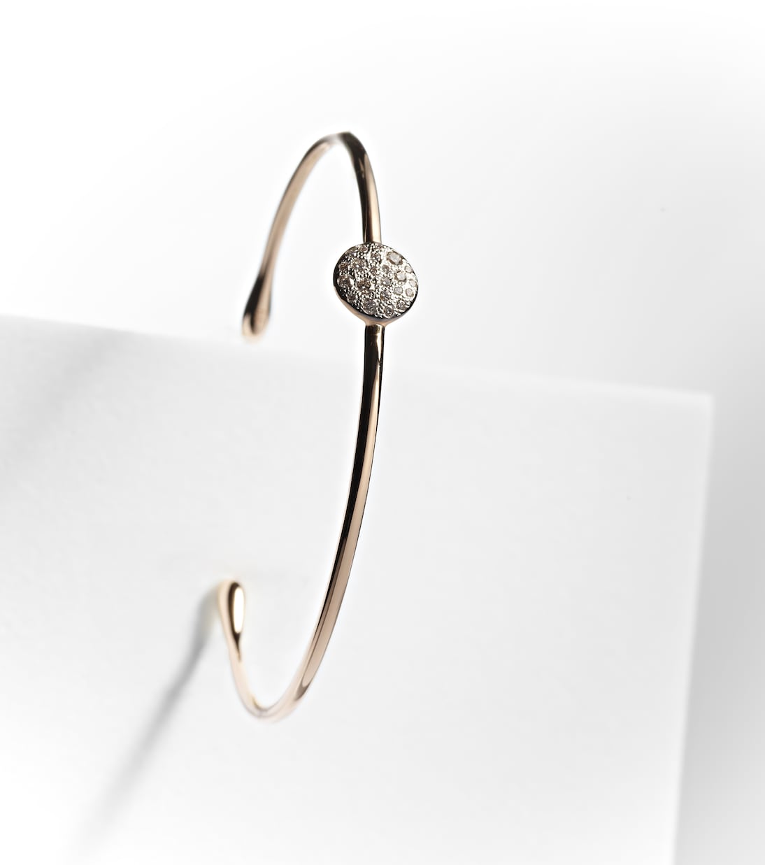 Bracelet Sabbia en or rose 18 ct et diamants | Pomellato