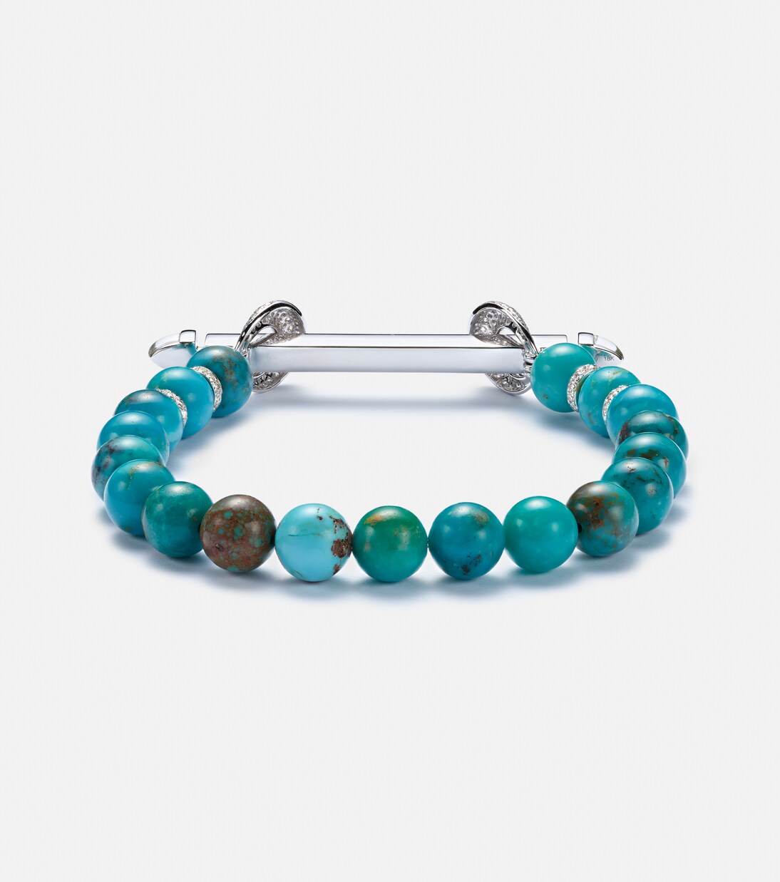 Bracciale Chakra in oro bianco 18kt con pietre preziose | Ananya