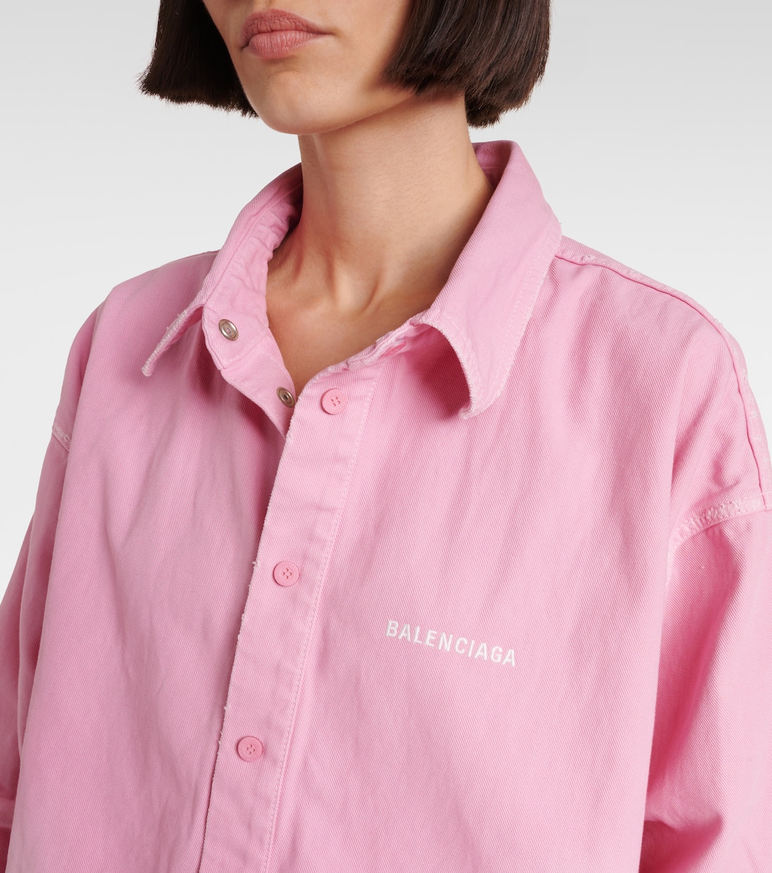 Camicia oversize in cotone | Balenciaga