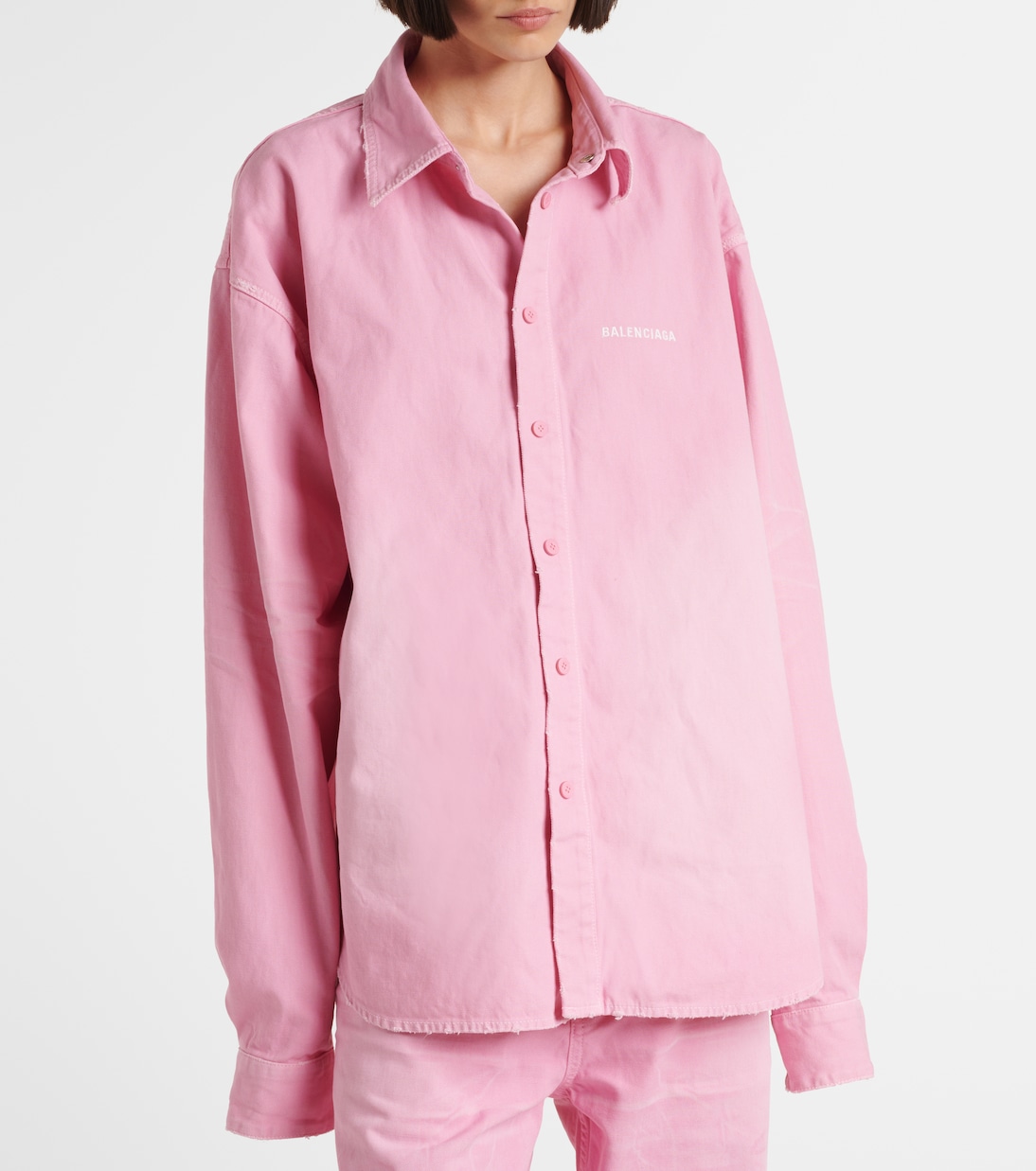 Camicia oversize in cotone | Balenciaga