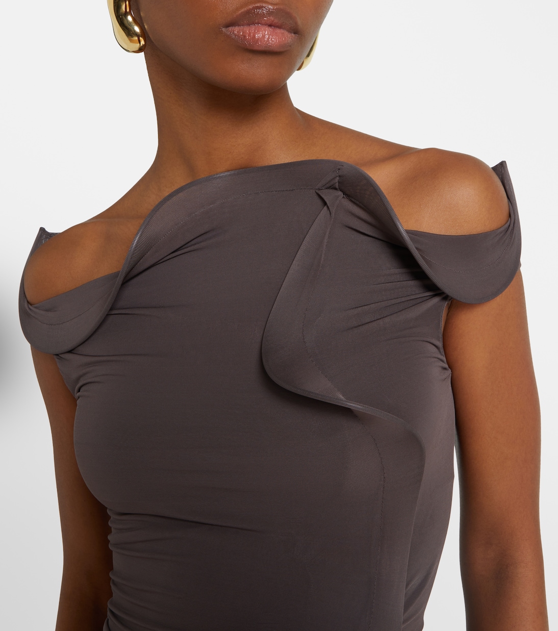 Torsion Coil ruched top | Christopher Esber