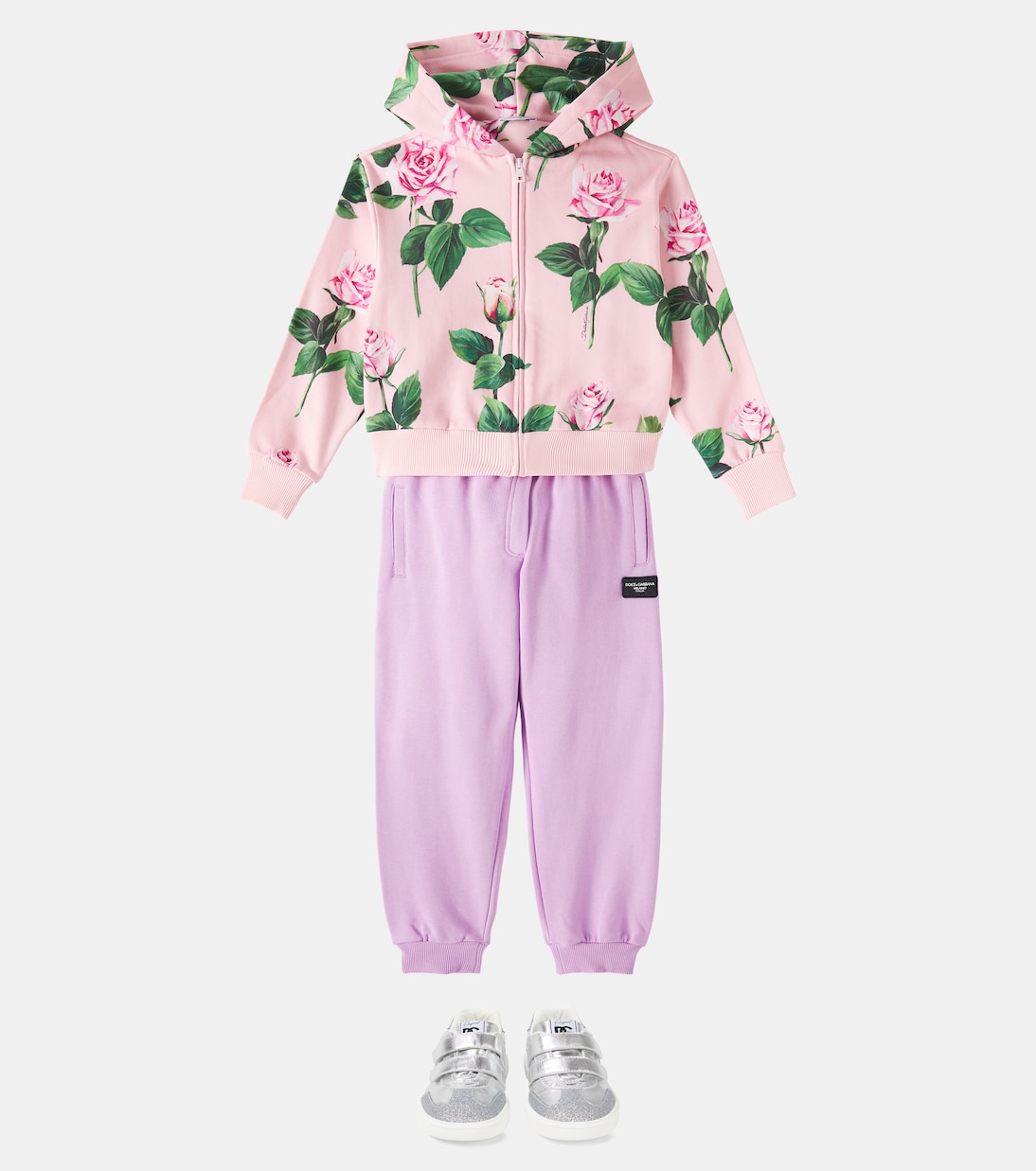 Pantalon de survêtement en coton à logo | Dolce&Gabbana Kids