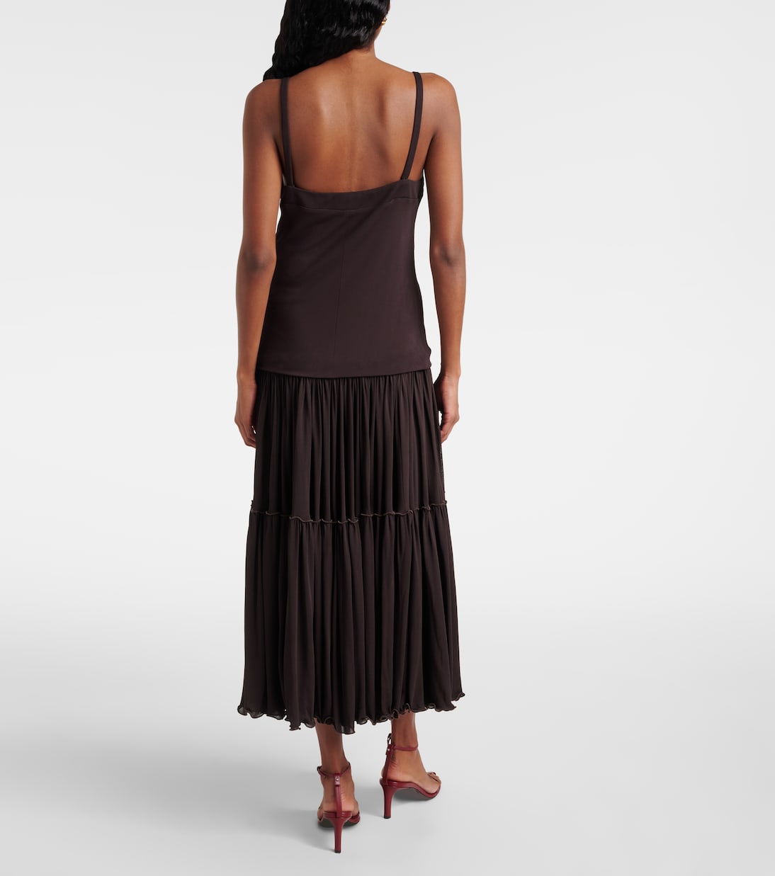 Blusa con cuello en pico | Jil Sander