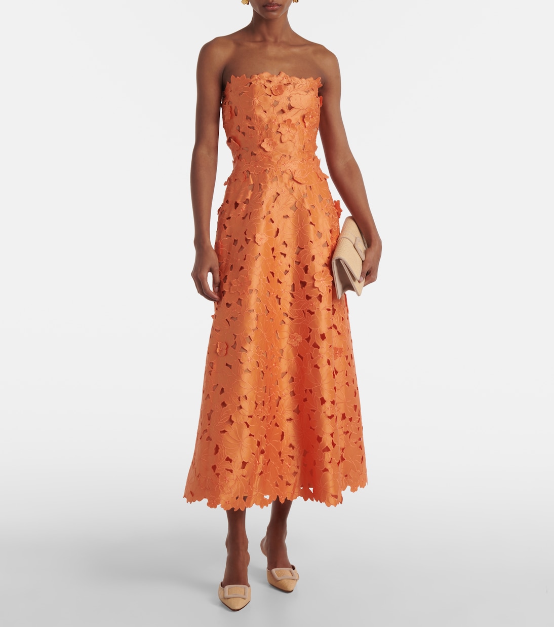 Robe Lorina en dentelle | Costarellos