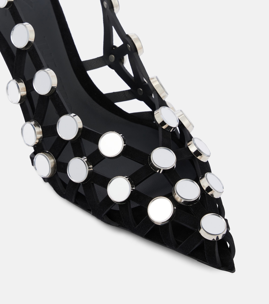 Verzierte Slinback-Pumps aus Leder | The Attico