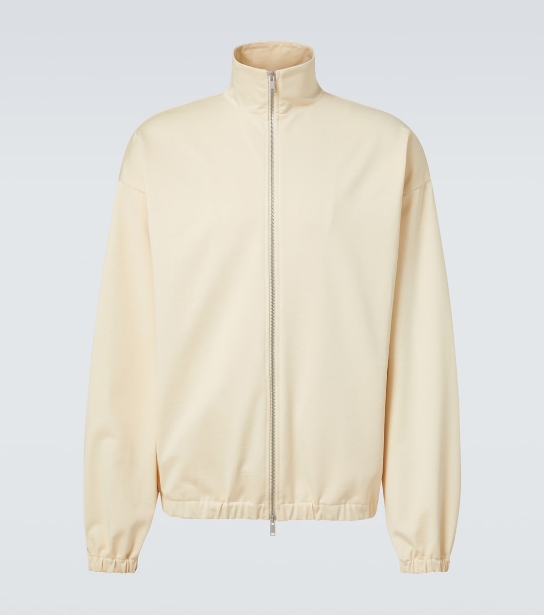 Cotton-blend zip-up sweatshirt | Jil Sander
