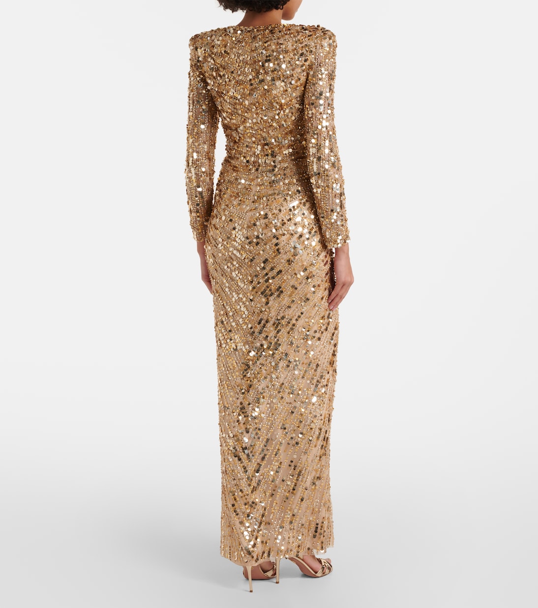 Robe longue Gazelle à sequins | Jenny Packham