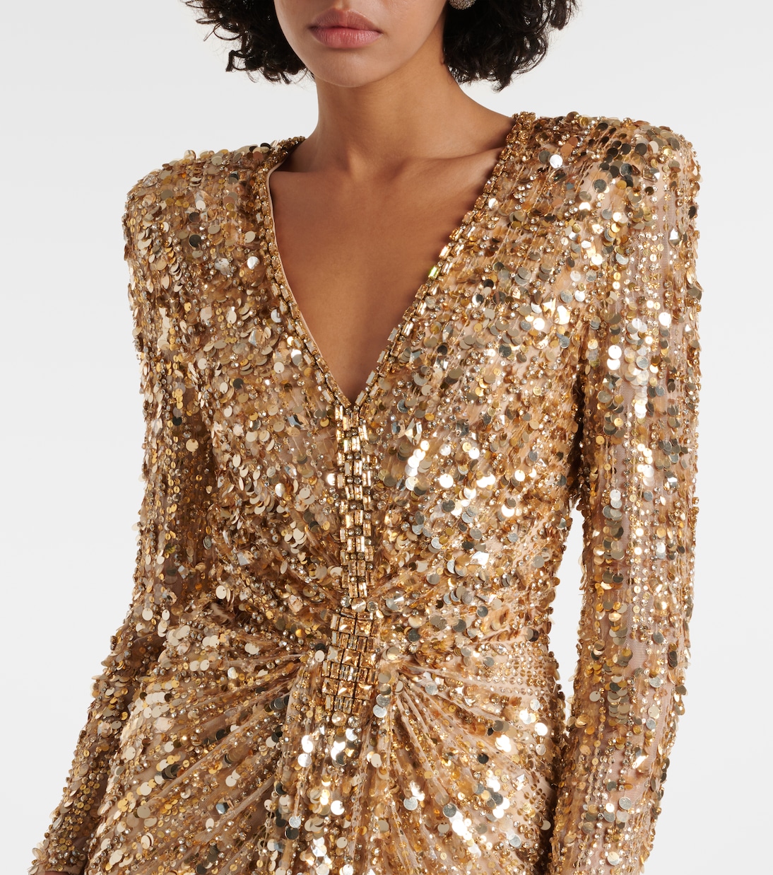 Robe longue Gazelle à sequins | Jenny Packham