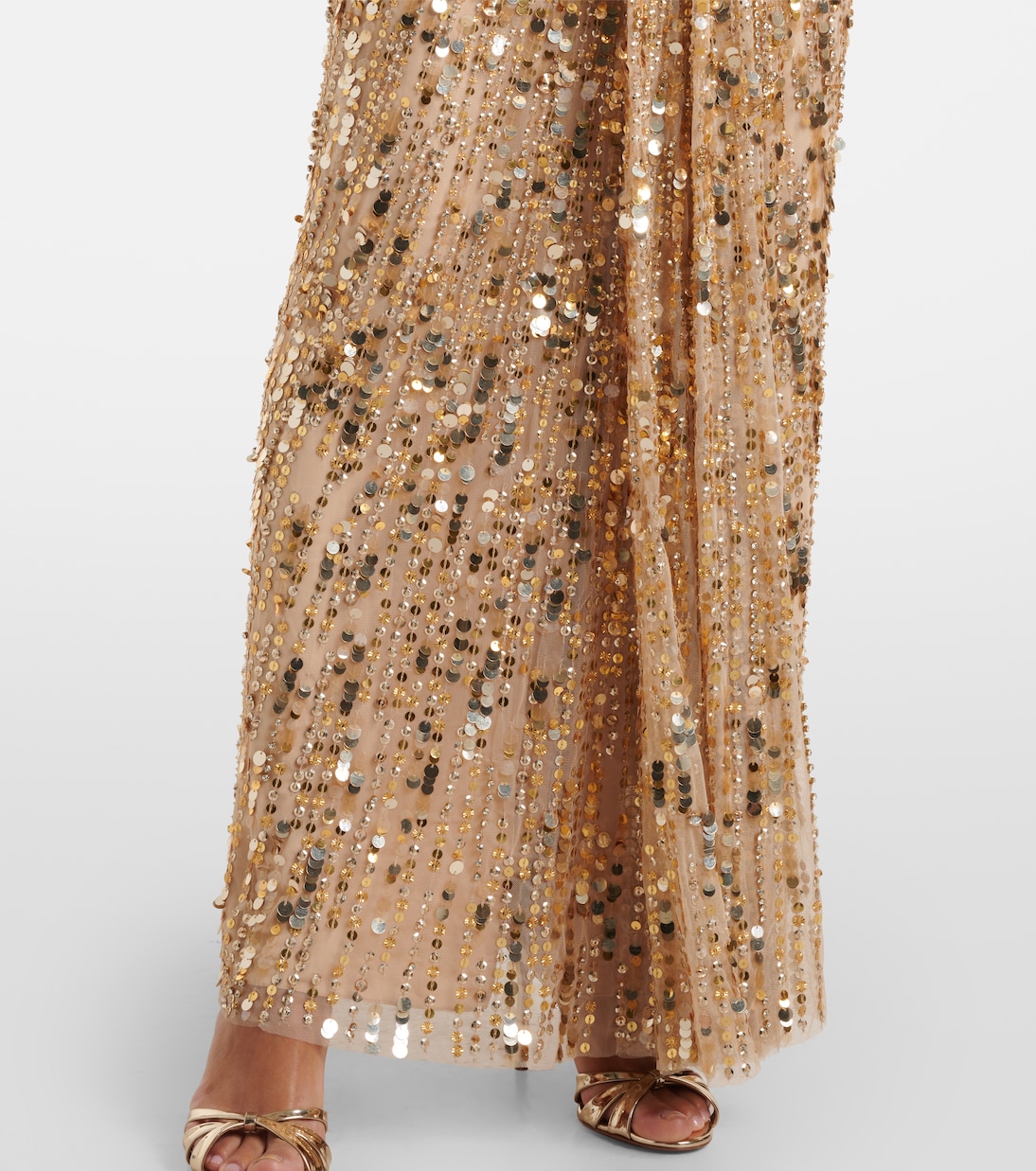 Robe longue Gazelle à sequins | Jenny Packham