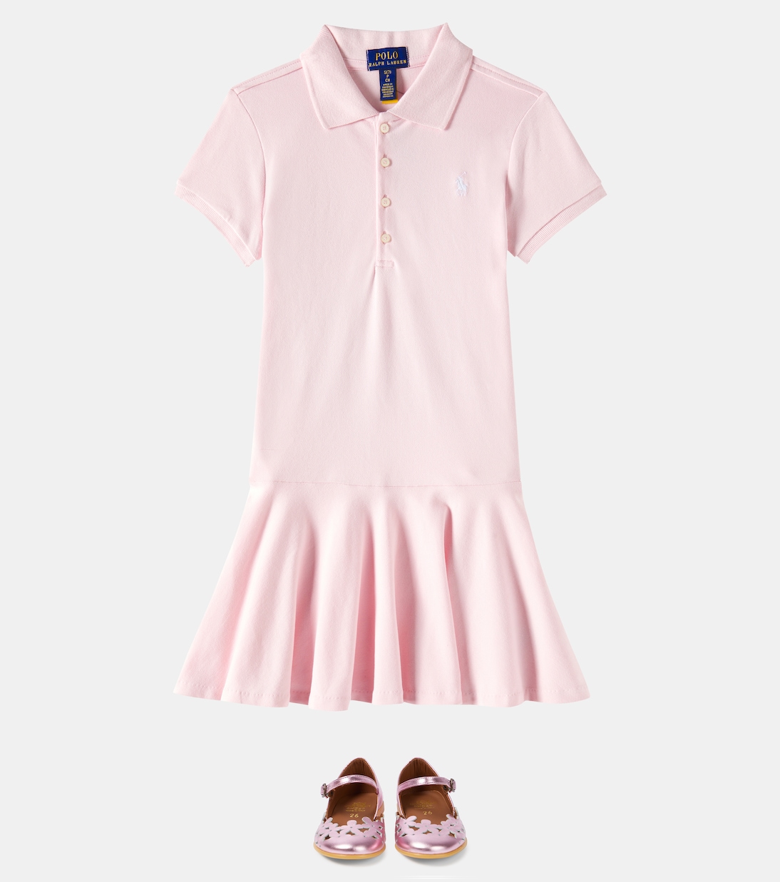 Robe polo en coton | Polo Ralph Lauren Kids