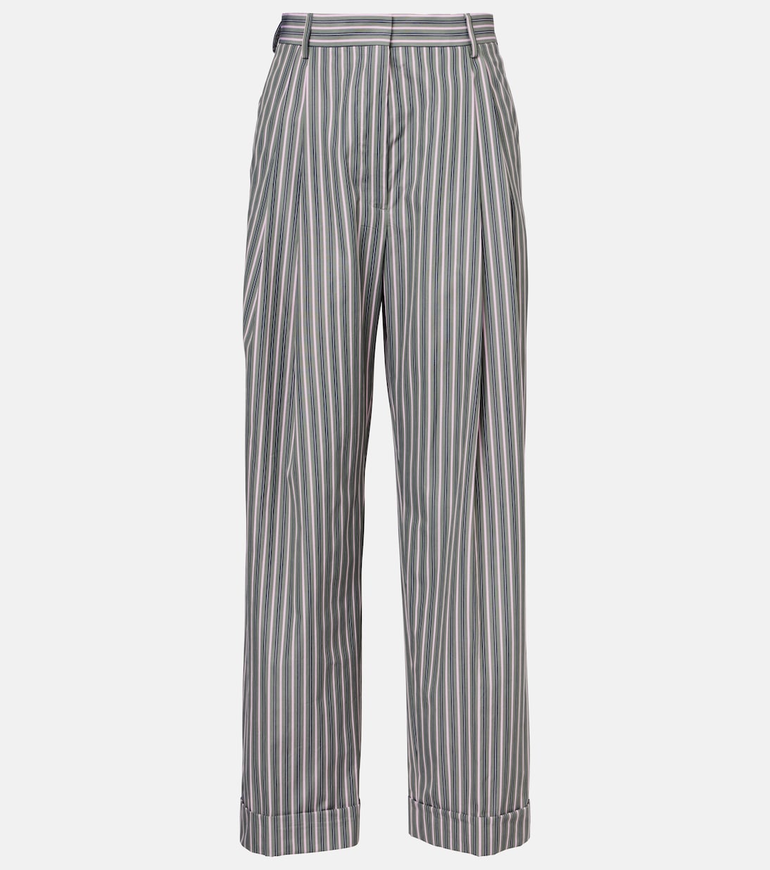 Pantaloni regular in popeline di cotone | Dries Van Noten