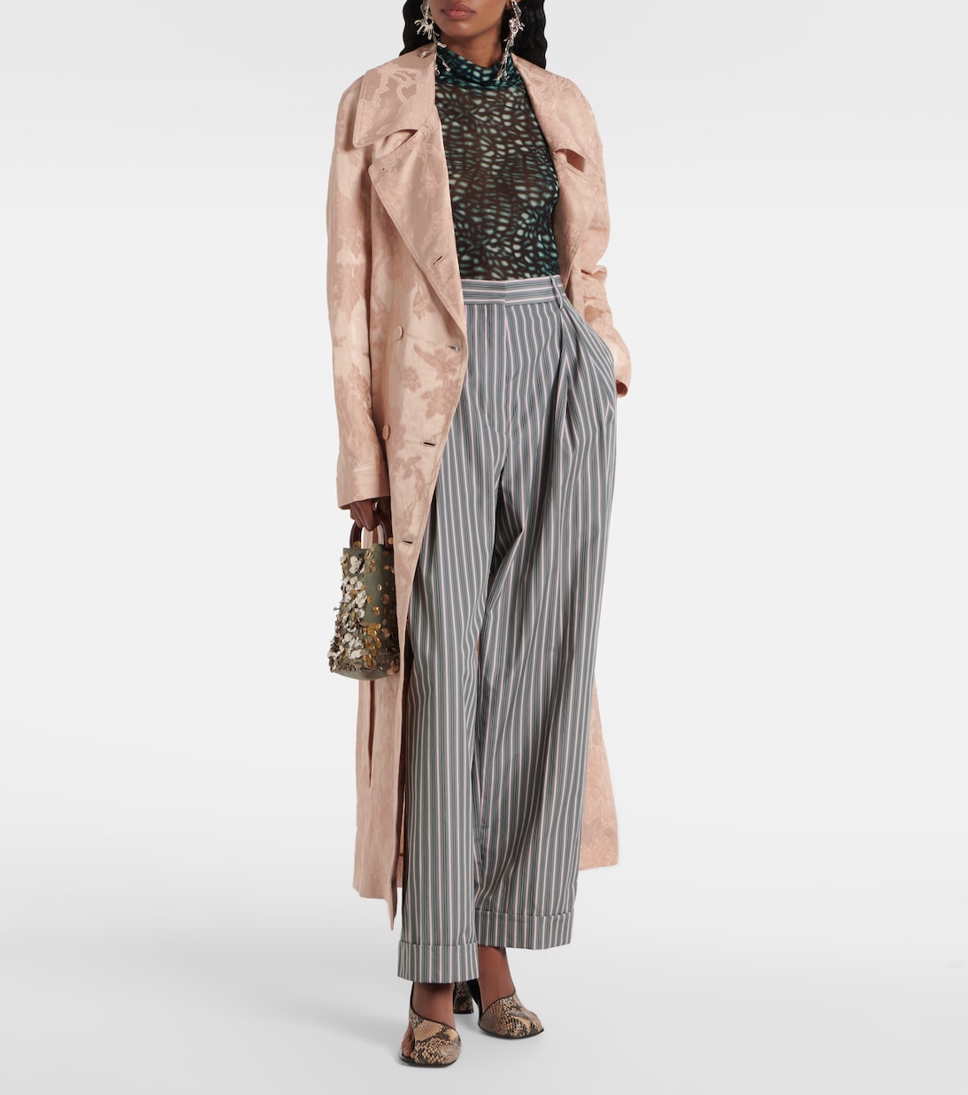 Pantaloni regular in popeline di cotone | Dries Van Noten