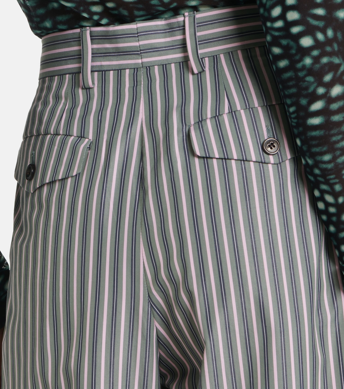 Pantaloni regular in popeline di cotone | Dries Van Noten