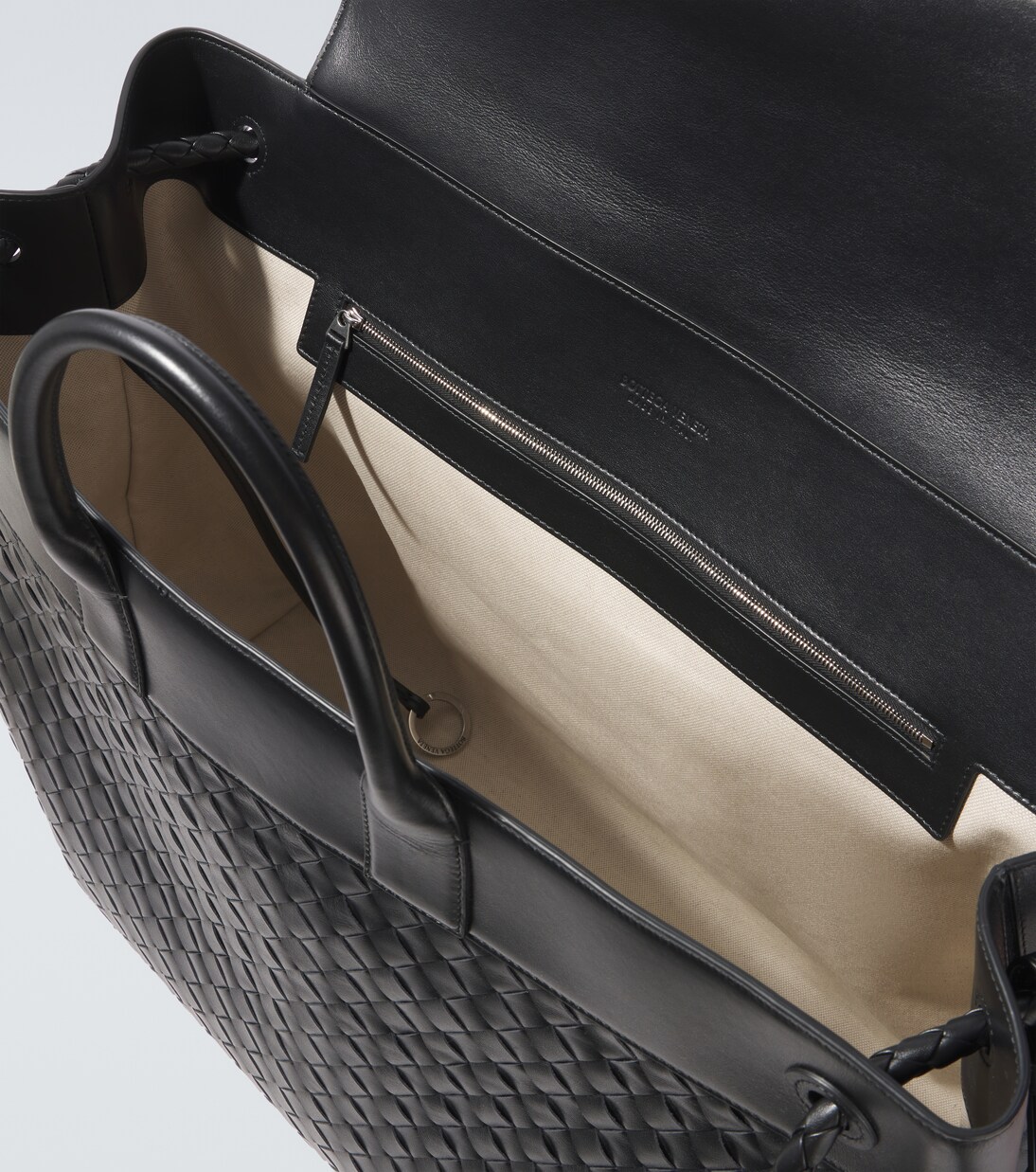 Andiamo Voyager Large leather tote bag | Bottega Veneta