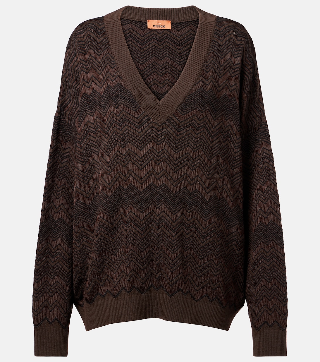 Oversize-Pullover aus Häkelstrick | Missoni